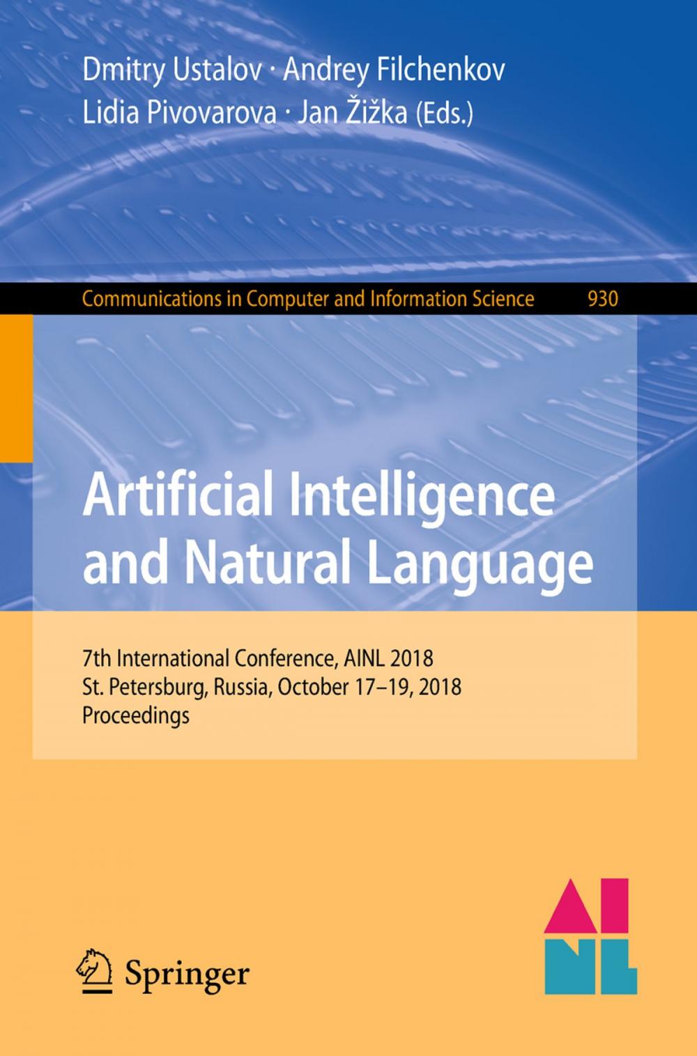 Big bigCover of Artificial Intelligence and Natural Language