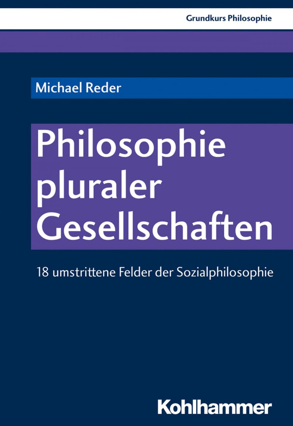 Big bigCover of Philosophie pluraler Gesellschaften