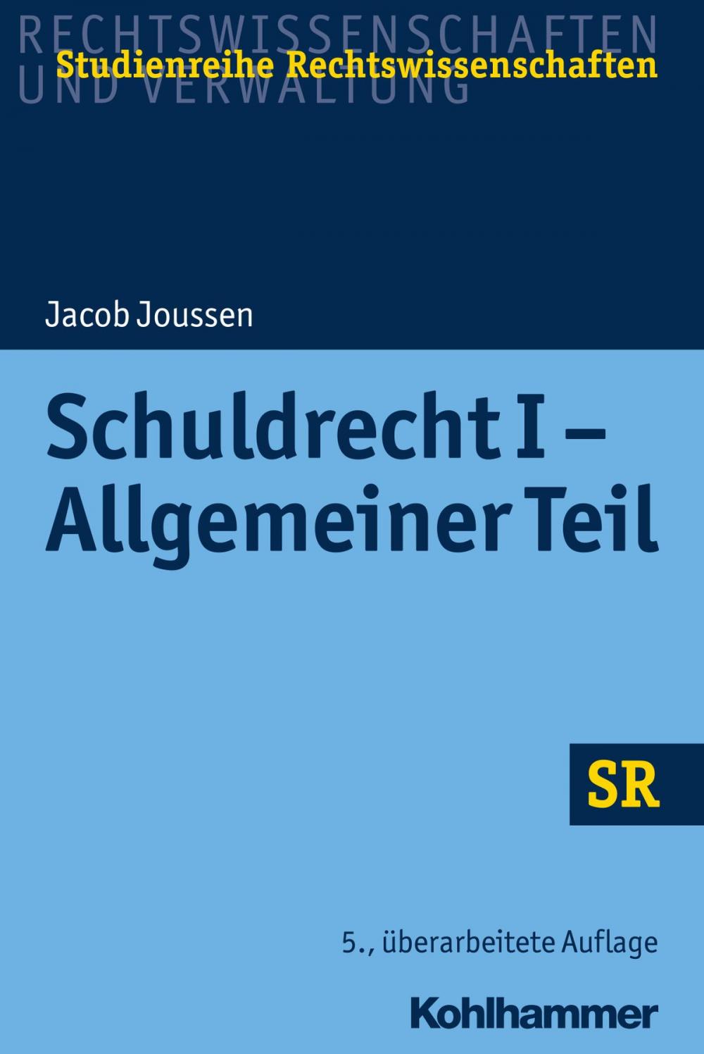 Big bigCover of Schuldrecht I - Allgemeiner Teil