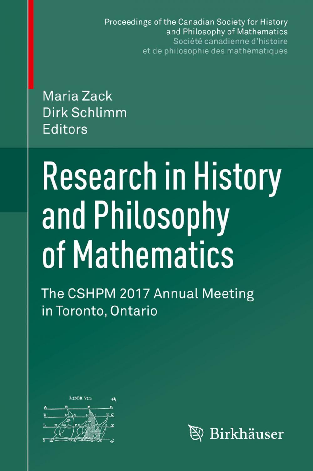 Big bigCover of Research in History and Philosophy of Mathematics