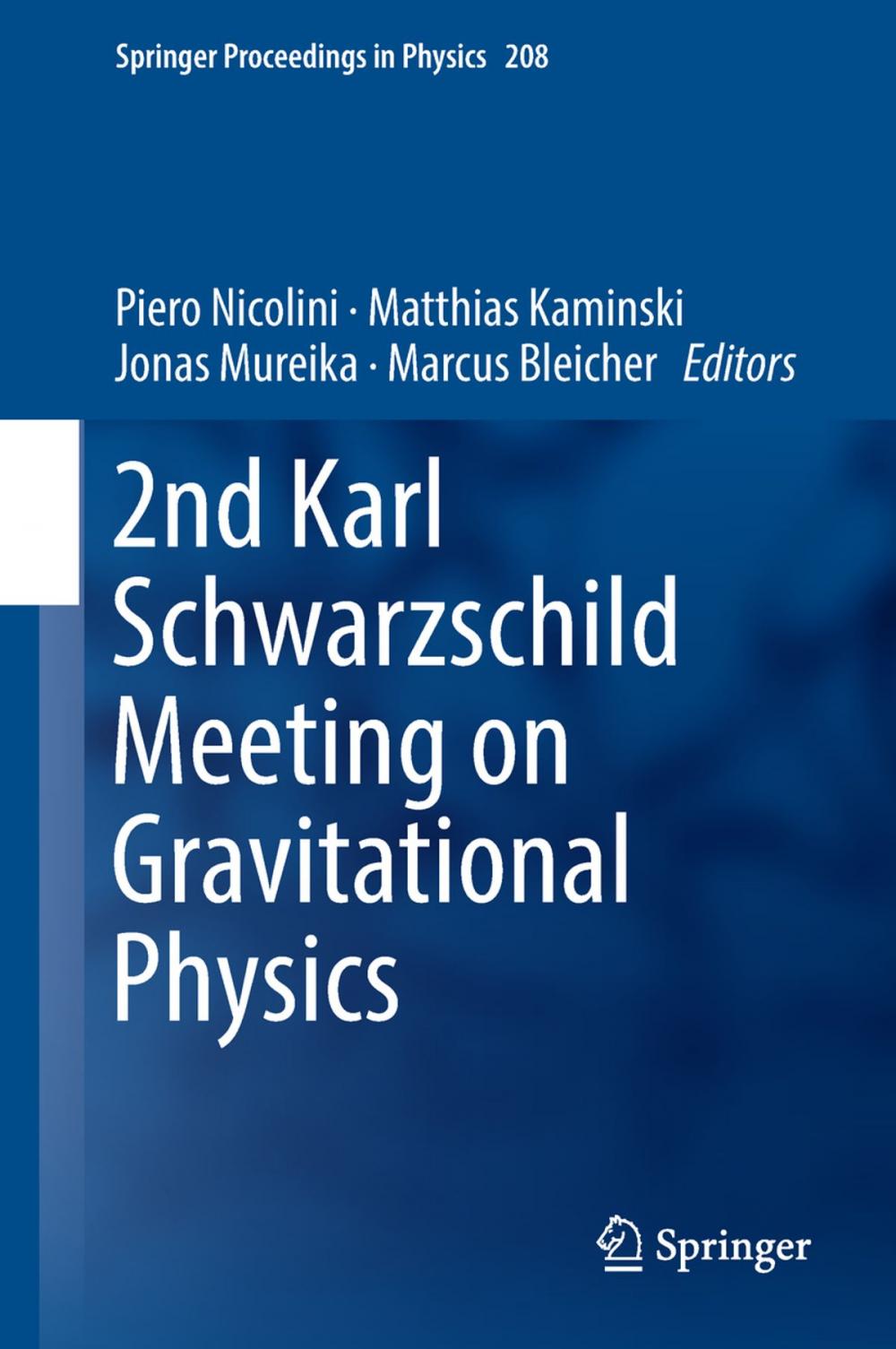 Big bigCover of 2nd Karl Schwarzschild Meeting on Gravitational Physics