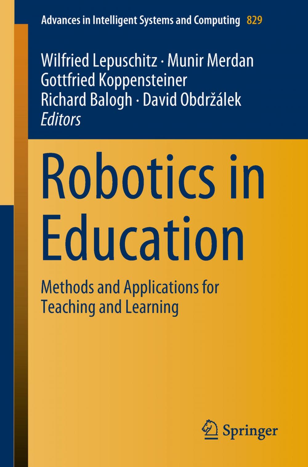 Big bigCover of Robotics in Education