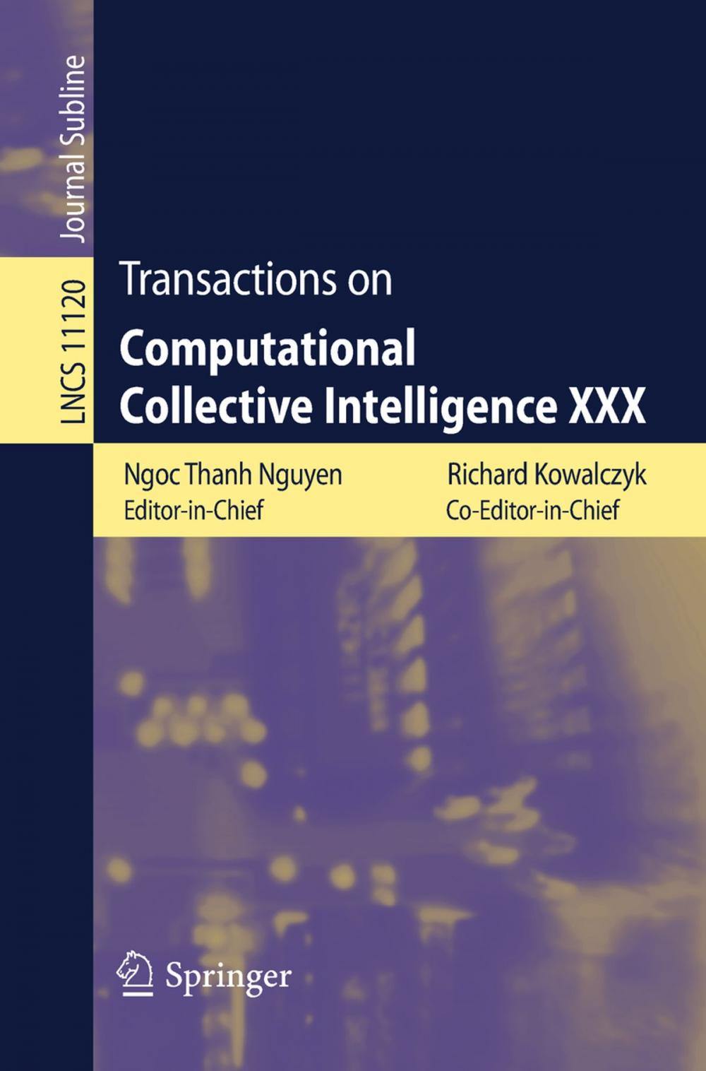 Big bigCover of Transactions on Computational Collective Intelligence XXX