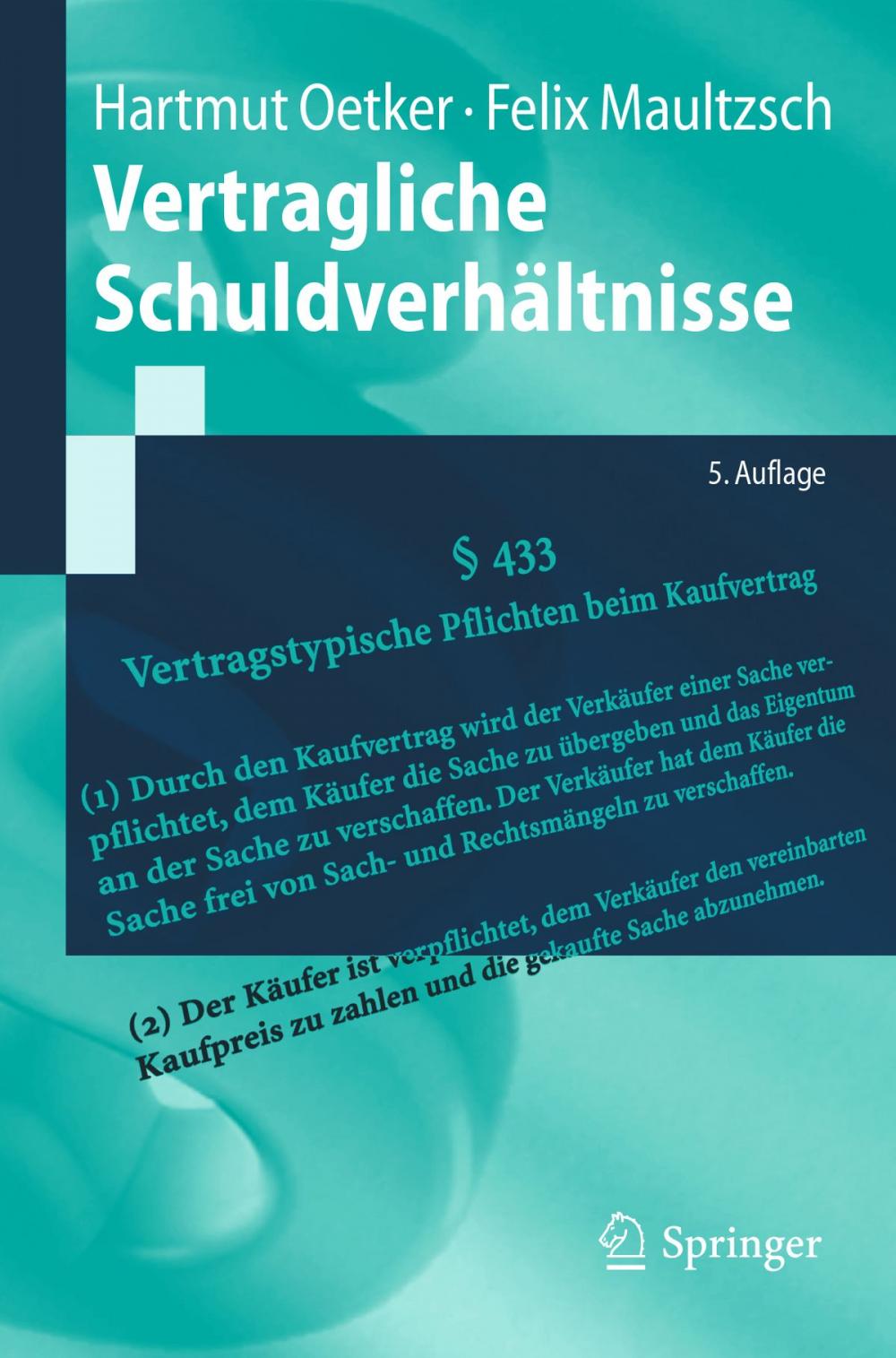 Big bigCover of Vertragliche Schuldverhältnisse