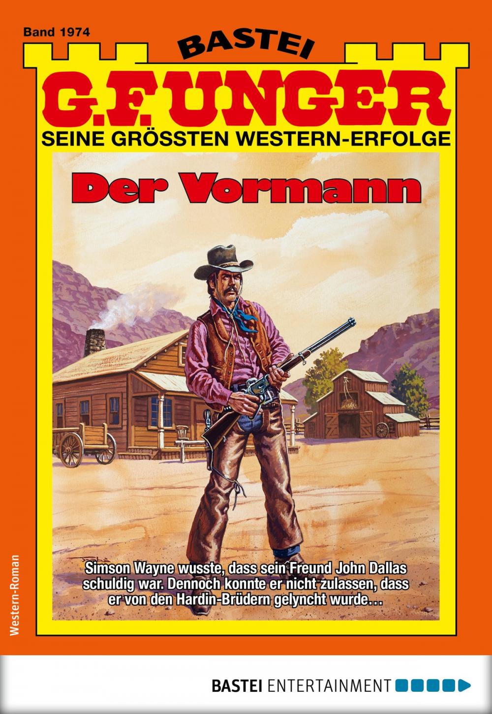 Big bigCover of G. F. Unger 1974 - Western