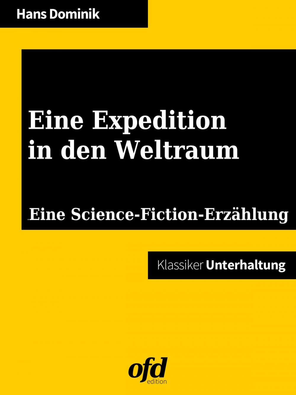 Big bigCover of Eine Expedition in den Weltraum