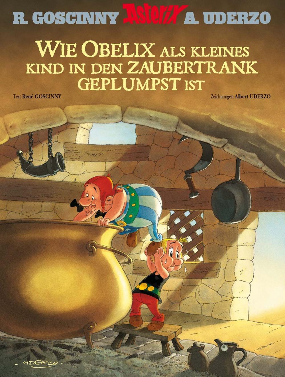 Big bigCover of Wie Obelix als kleines Kind in den Zaubertrank geplumpst ist