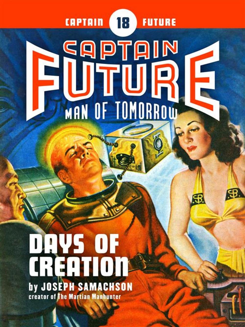 Big bigCover of Captain Future #18: Days of Creation