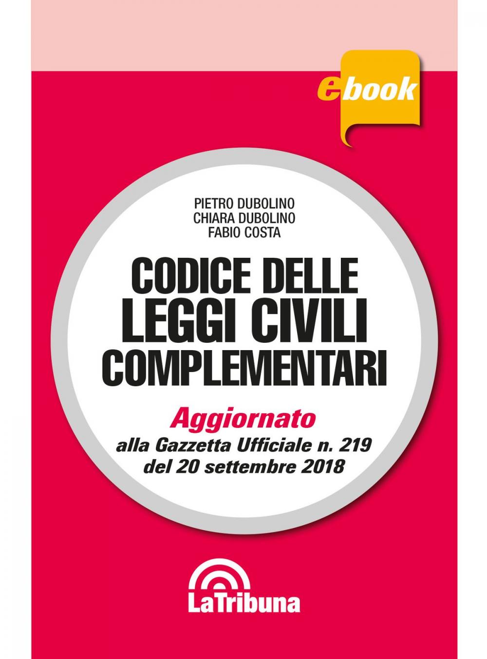 Big bigCover of Codice delle leggi civili complementari