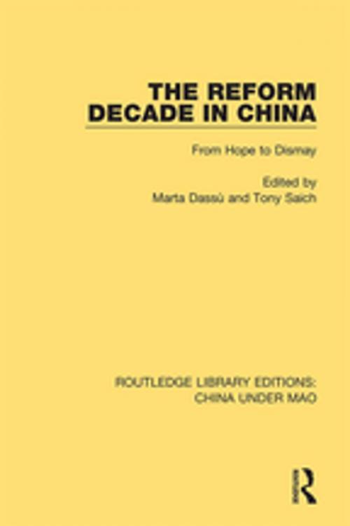 Cover of the book The Reform Decade in China by , Taylor and Francis