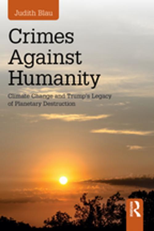 Cover of the book Crimes Against Humanity by Judith Blau, Taylor and Francis