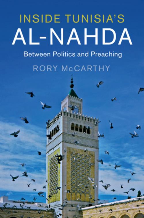 Cover of the book Inside Tunisia's al-Nahda by Rory McCarthy, Cambridge University Press