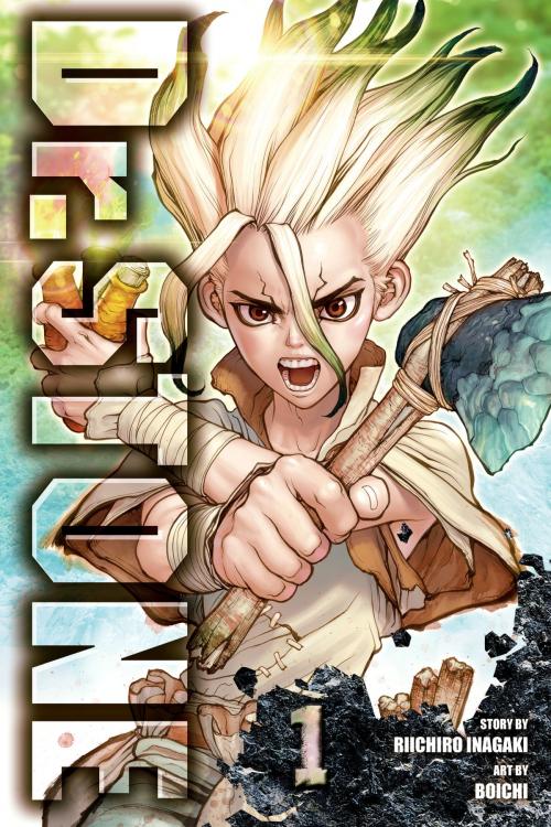 Cover of the book Dr. STONE, Vol. 1 by Riichiro Inagaki, VIZ Media