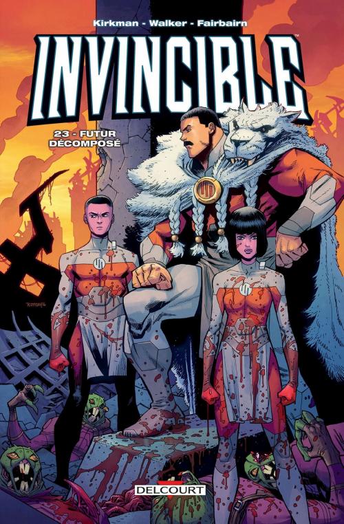 Cover of the book Invincible T23 by Robert Kirkman, Cory Walker, Delcourt