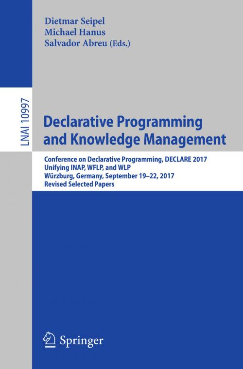 Cover of the book Declarative Programming and Knowledge Management by , Springer International Publishing