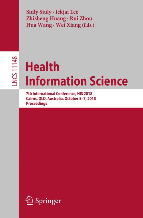 Cover of the book Health Information Science by , Springer International Publishing