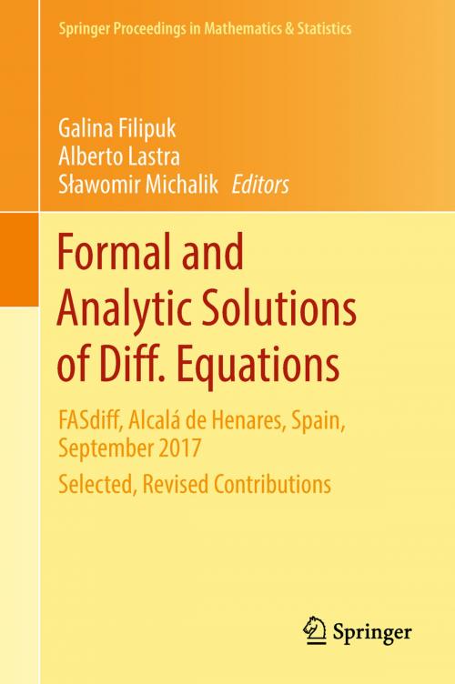 Cover of the book Formal and Analytic Solutions of Diff. Equations by , Springer International Publishing