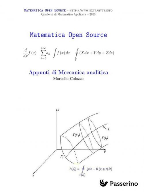 Cover of the book Appunti di Meccanica analitica by Marcello Colozzo, Passerino