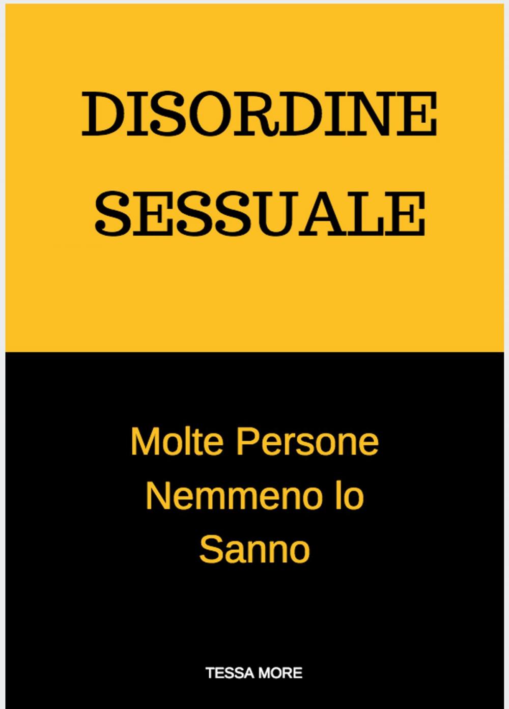 Big bigCover of DISORDINE SESSUALE