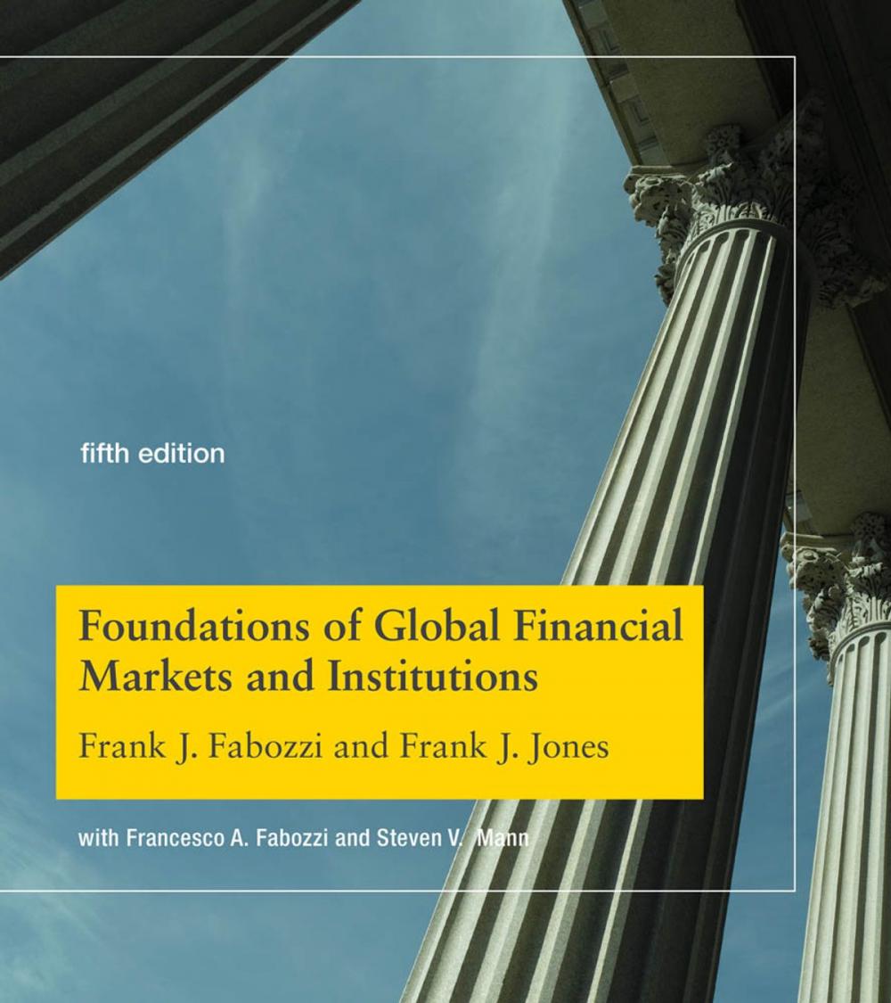 Big bigCover of Foundations of Global Financial Markets and Institutions