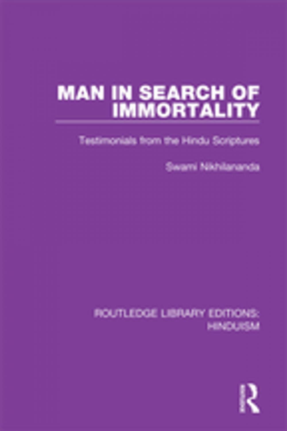 Big bigCover of Man in Search of Immortality