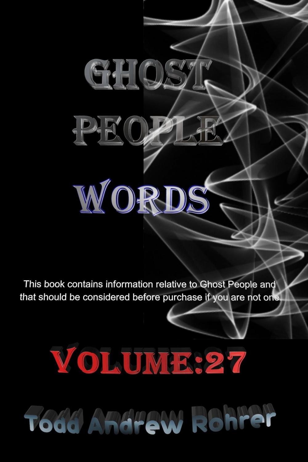 Big bigCover of Ghost People Words Volume:27