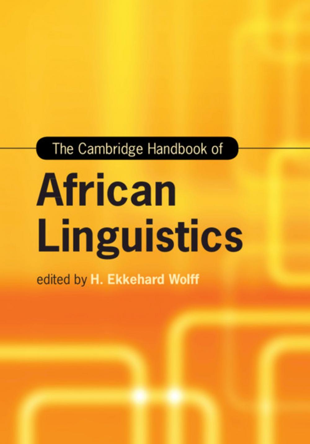 Big bigCover of The Cambridge Handbook of African Linguistics