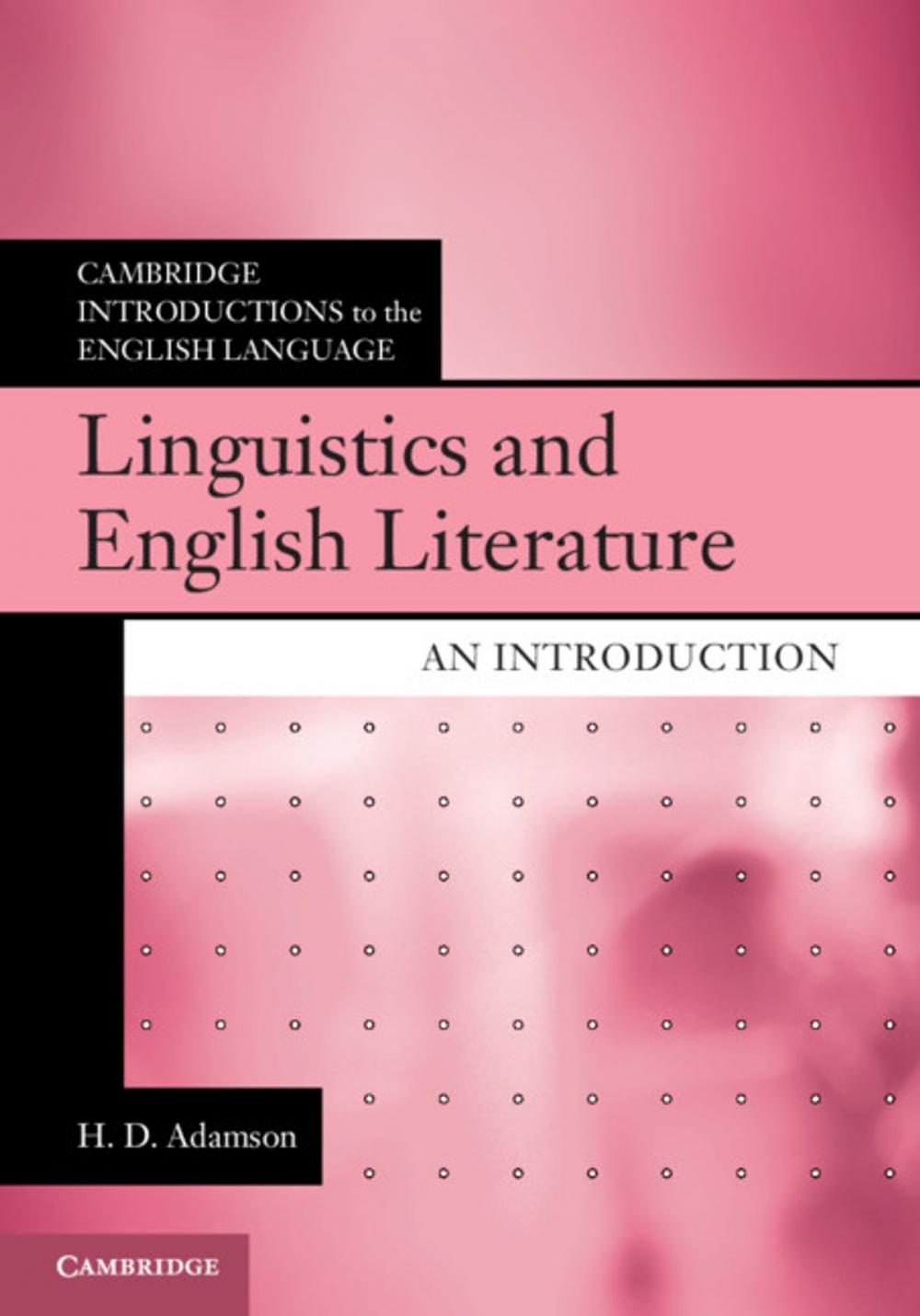 Big bigCover of Linguistics and English Literature