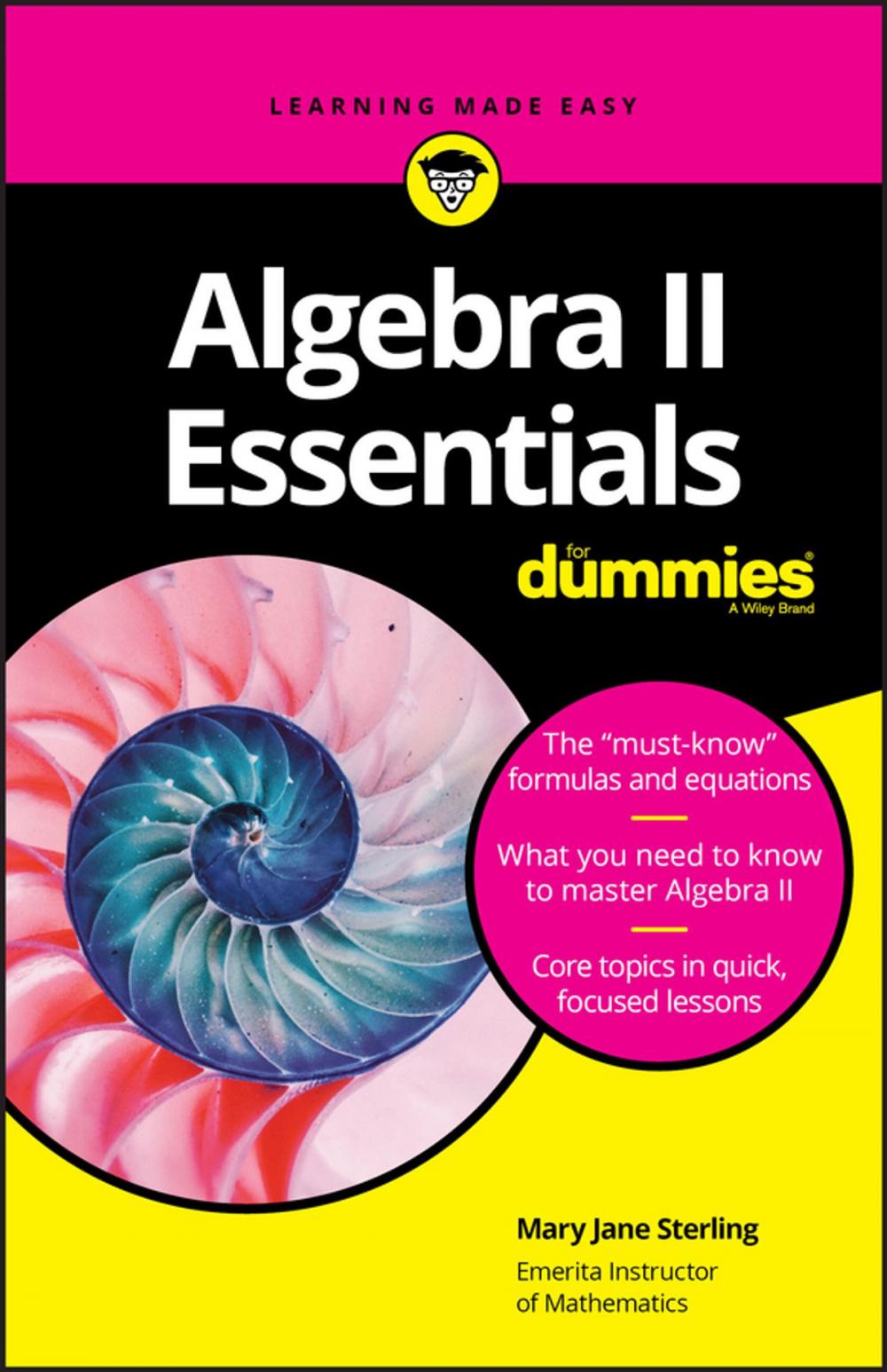 Big bigCover of Algebra II Essentials For Dummies