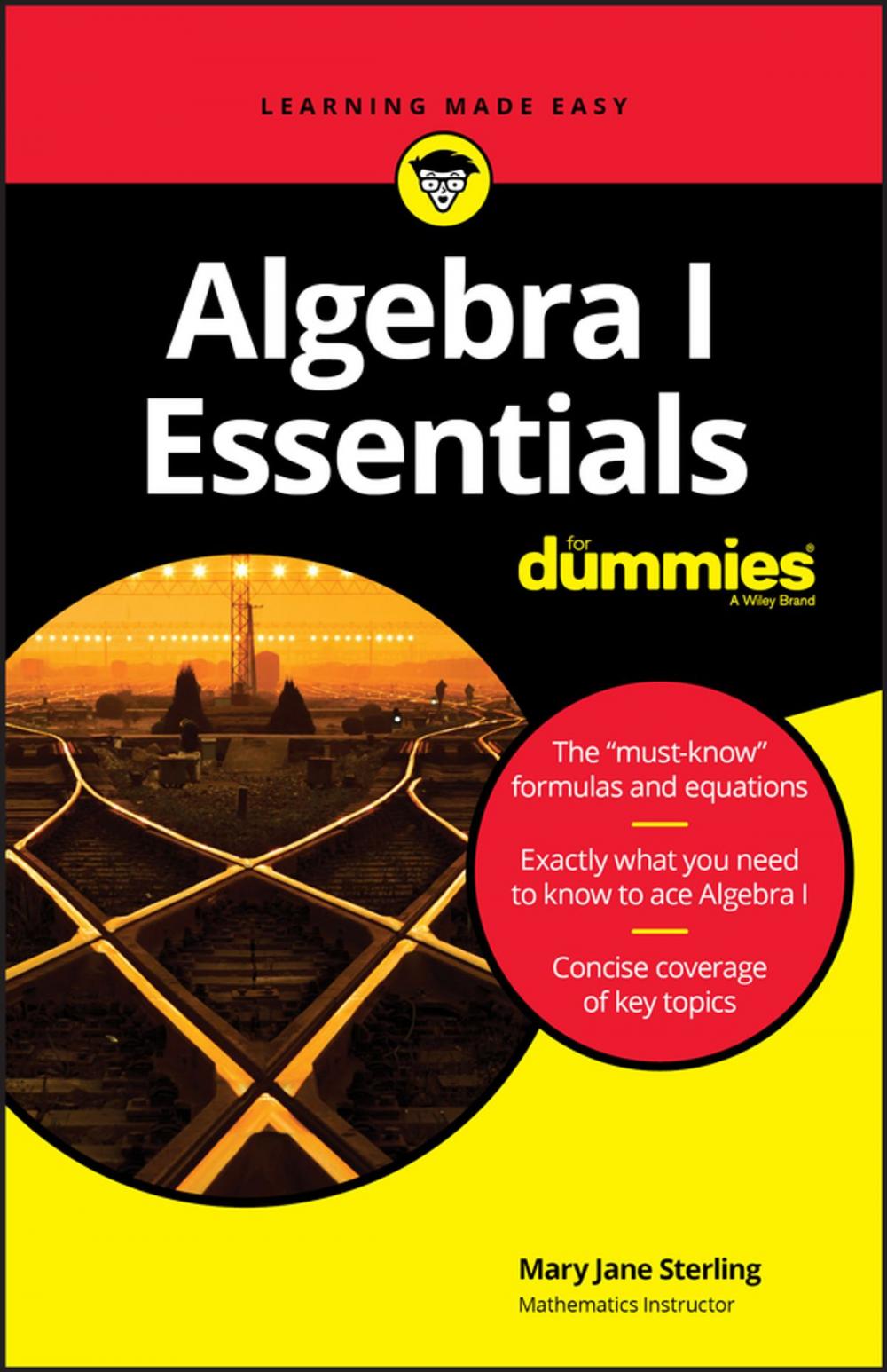 Big bigCover of Algebra I Essentials For Dummies