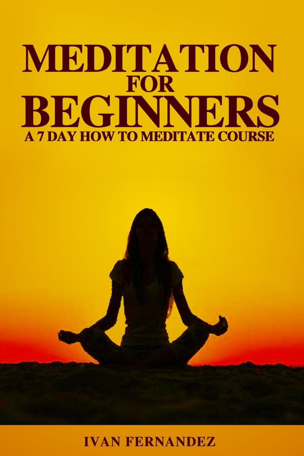 Big bigCover of Meditation for Beginners: A 7-Day How To Meditate Course