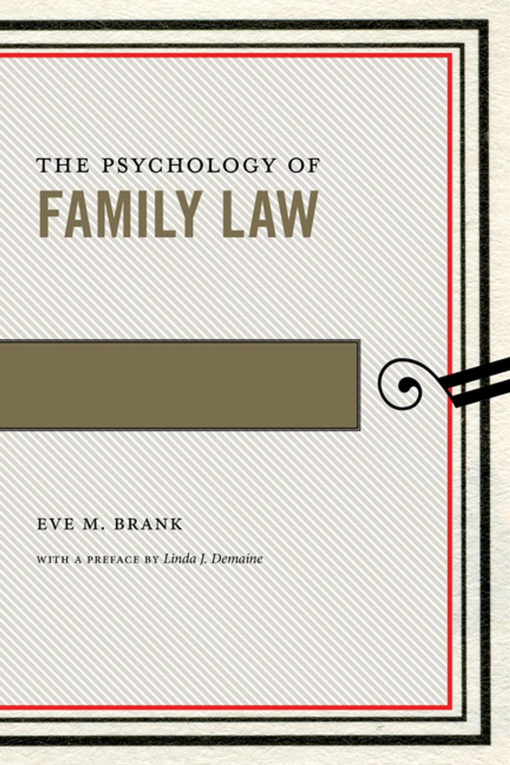 Big bigCover of The Psychology of Family Law