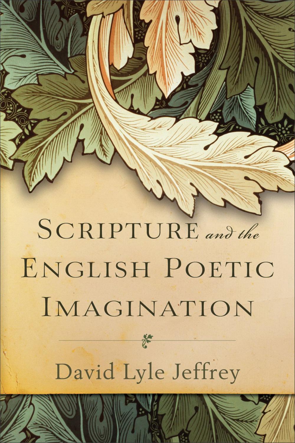 Big bigCover of Scripture and the English Poetic Imagination