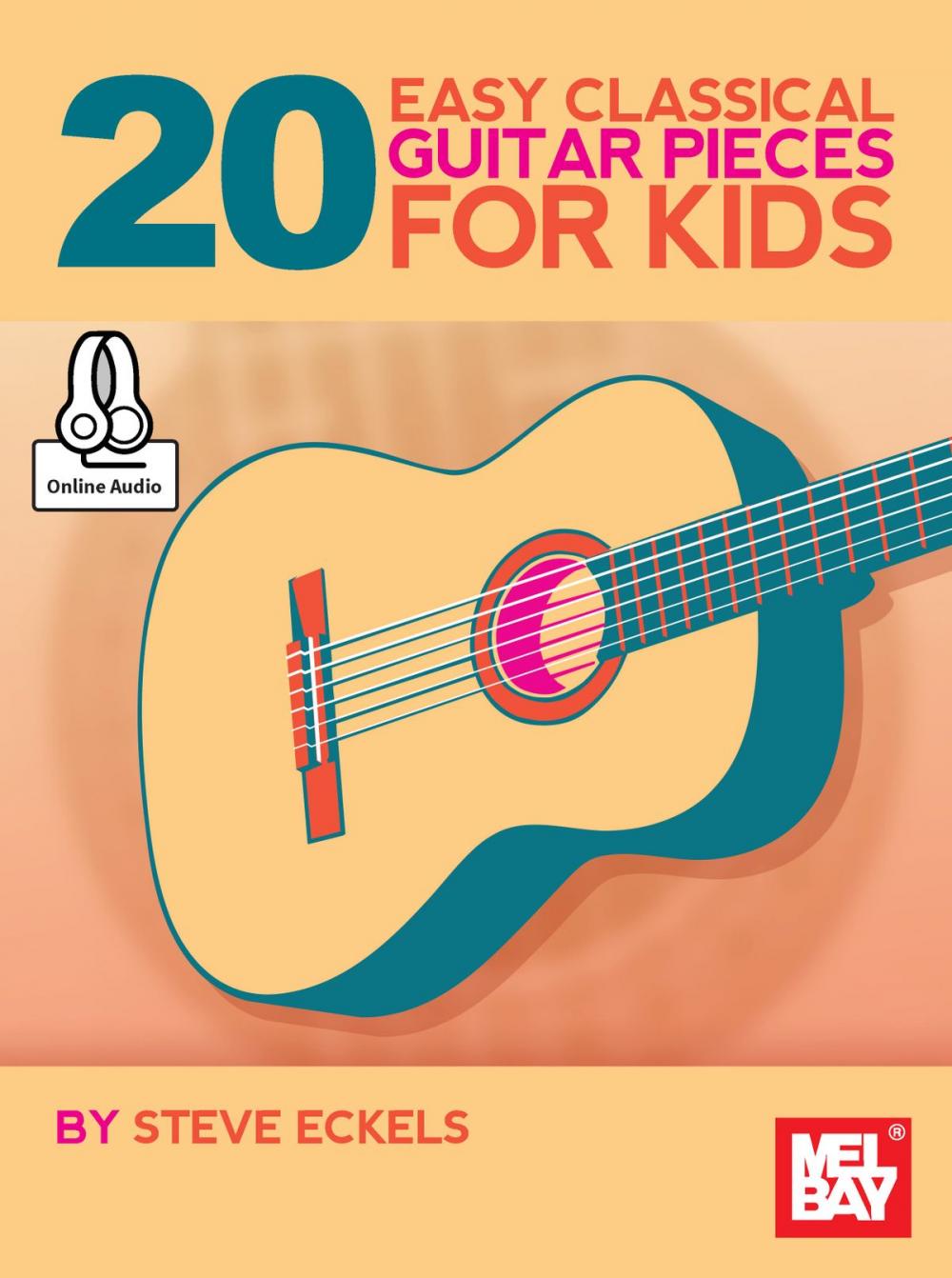 Big bigCover of 20 Easy Classical Guitar Pieces for Kids