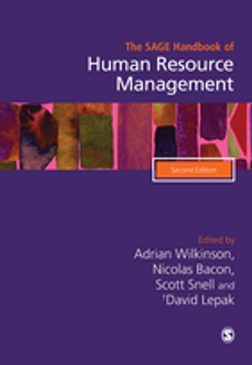 Big bigCover of The SAGE Handbook of Human Resource Management