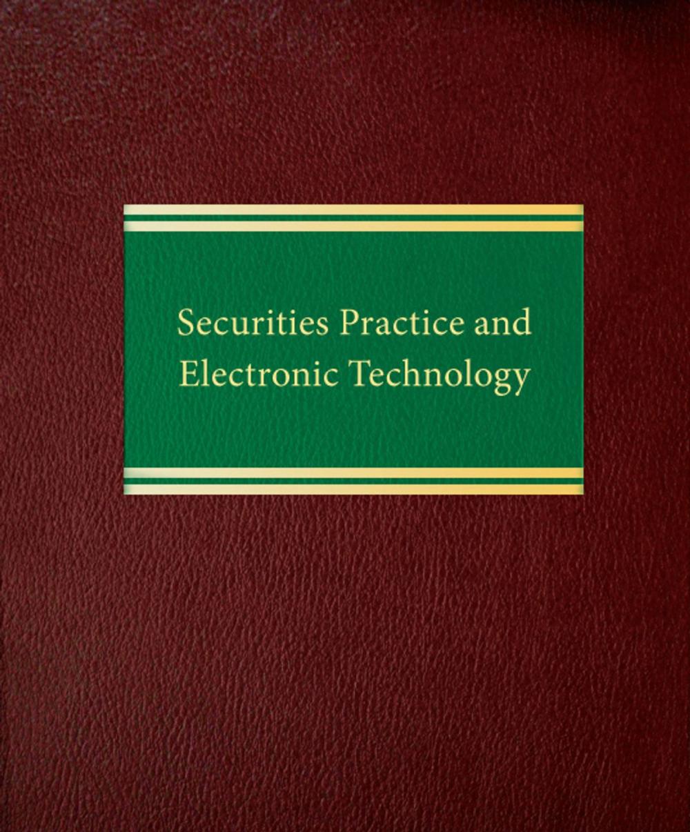 Big bigCover of Securities Practice and Electronic Technology