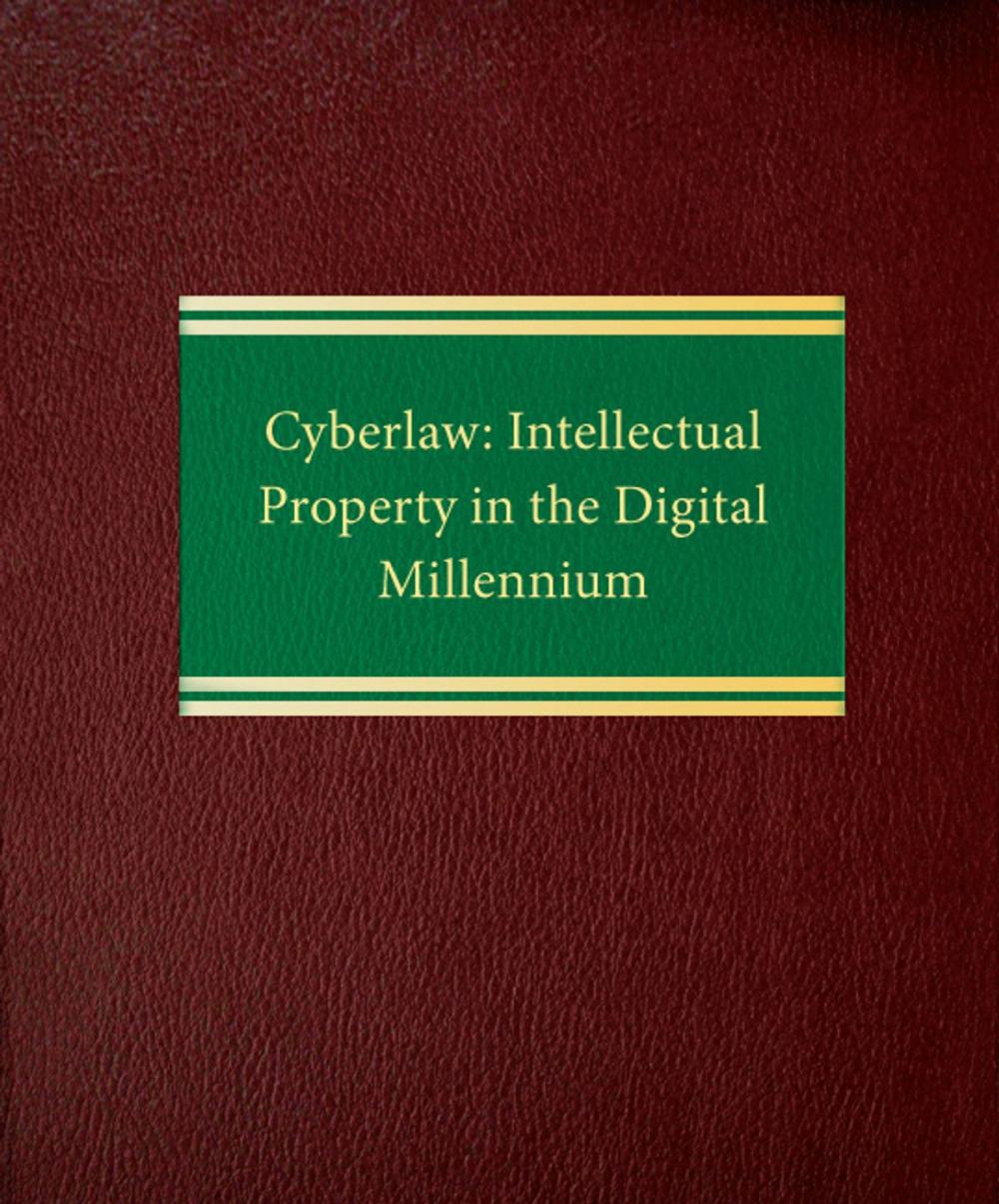 Big bigCover of Cyberlaw: Intellectual Property in the Digital Millennium