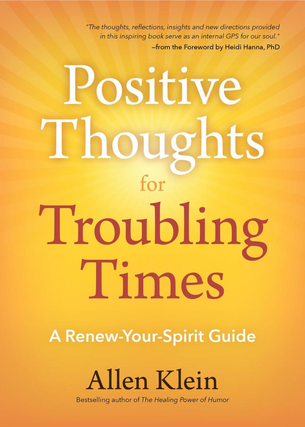 Big bigCover of Positive Thoughts for Troubling Times