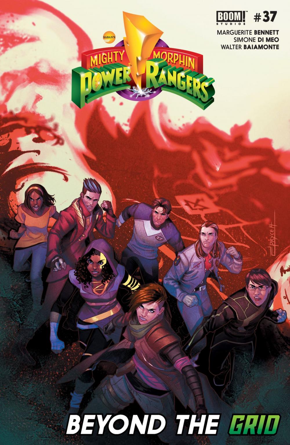 Big bigCover of Mighty Morphin Power Rangers #37