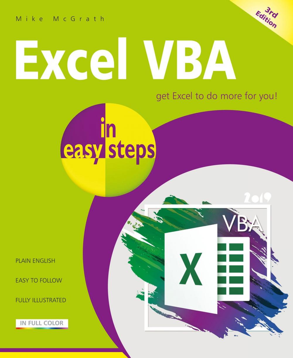 Big bigCover of Excel VBA in easy steps, 3rd edition