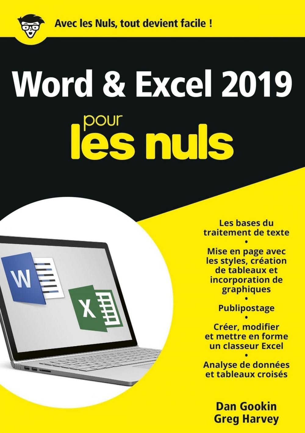 Big bigCover of Word et Excel 2019 pour les Nuls