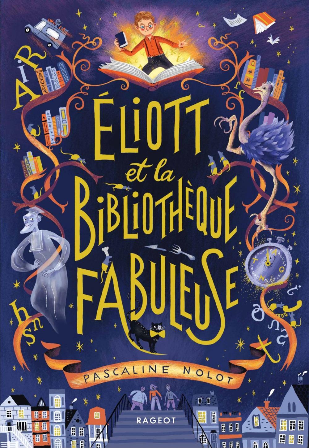 Big bigCover of Éliott et la bibliothèque fabuleuse