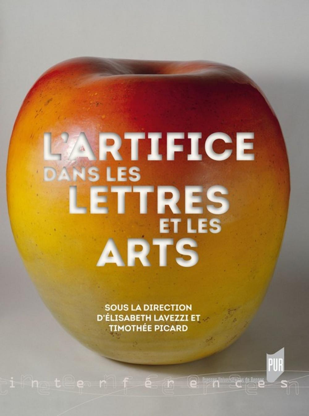 Big bigCover of L'artifice dans les lettres et les arts