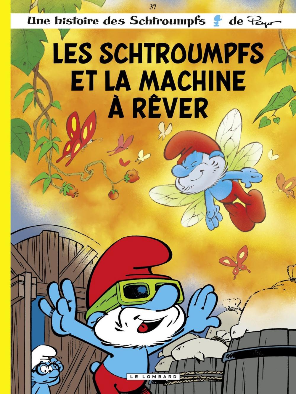 Big bigCover of Les Schtroumpfs Lombard - tome 37 - Les Schtroumpfs et la machine à rêver