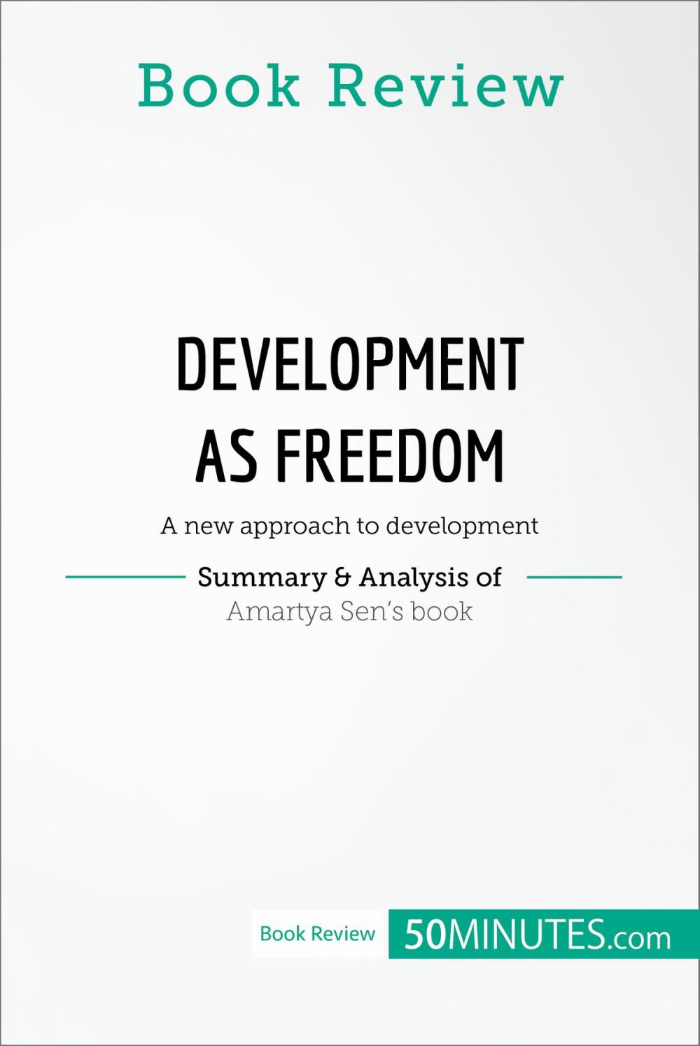 Big bigCover of Book Review: Development as Freedom by Amartya Sen