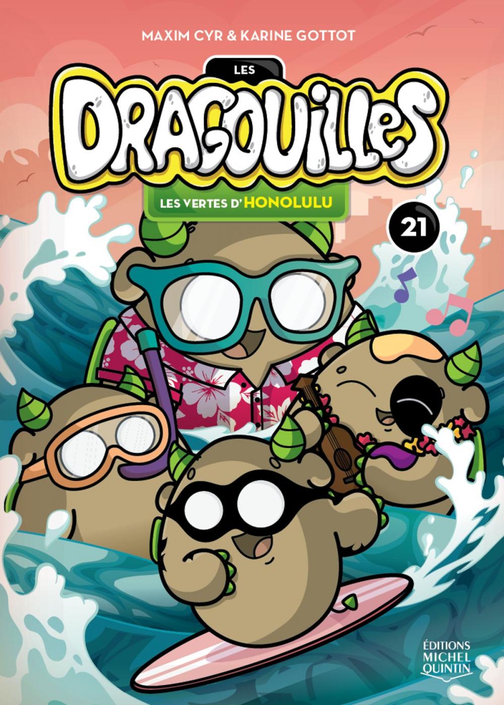 Big bigCover of Les dragouilles 21 - Les vertes d'Honolulu