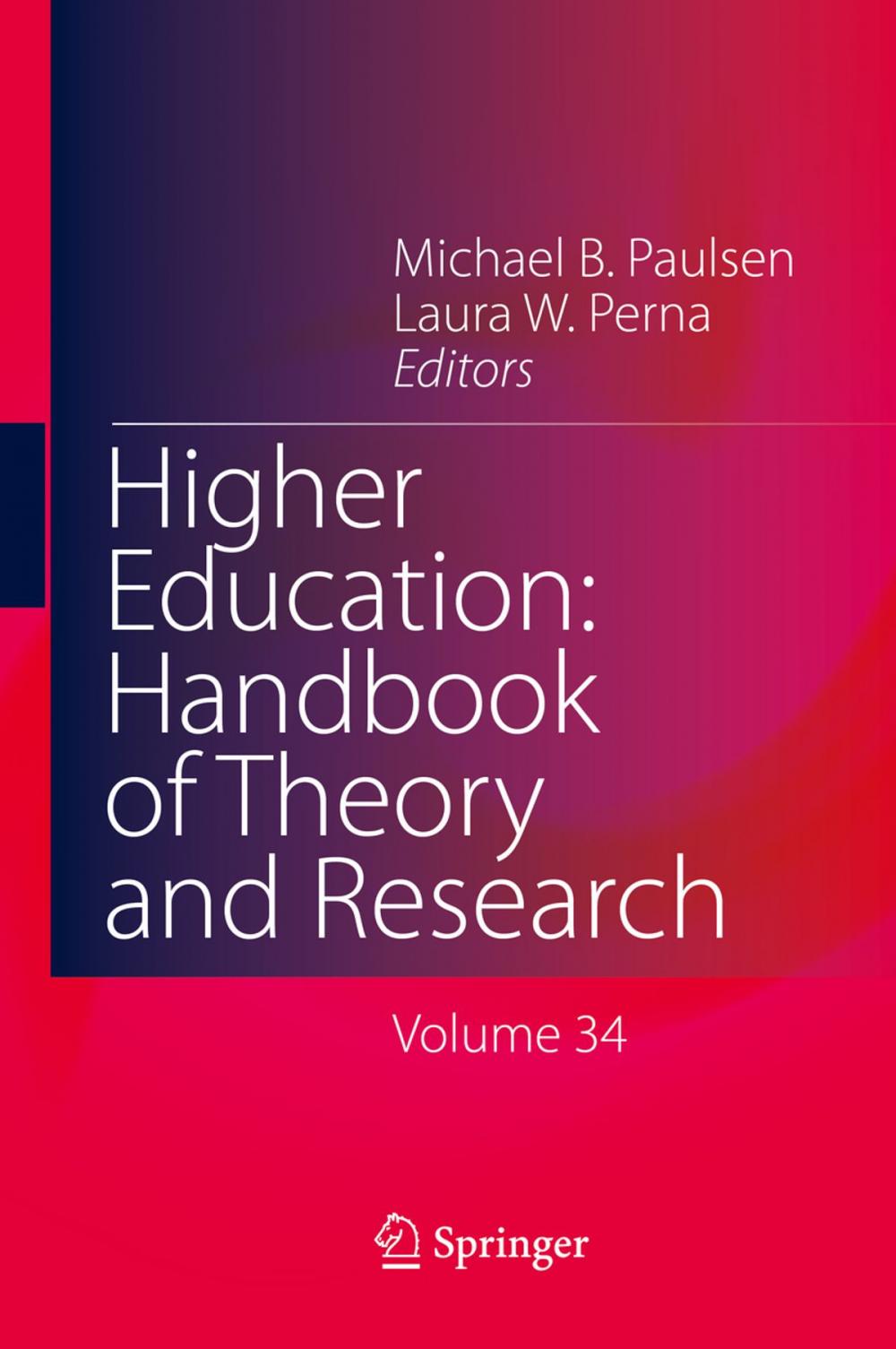 Big bigCover of Higher Education: Handbook of Theory and Research