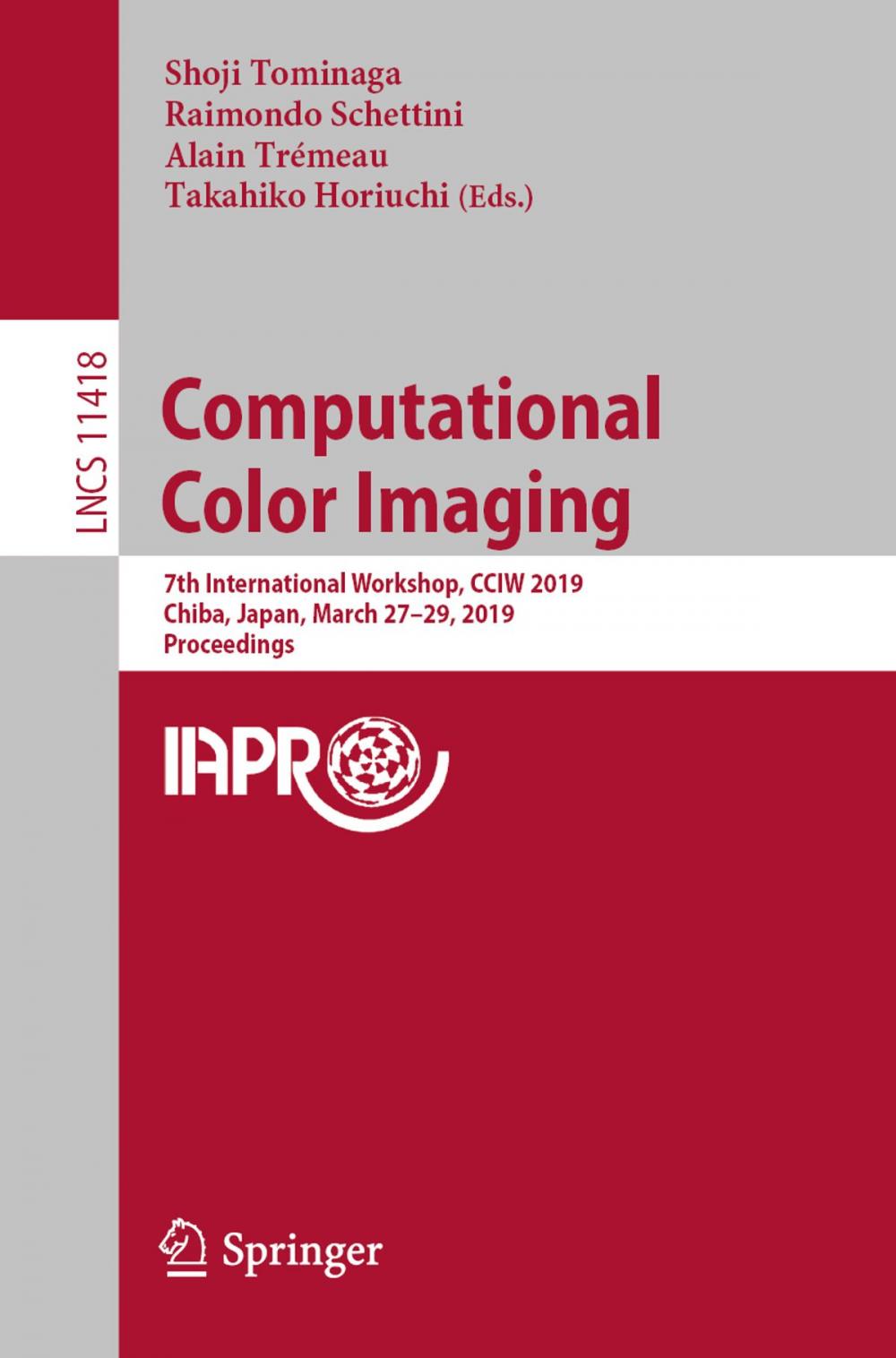 Big bigCover of Computational Color Imaging