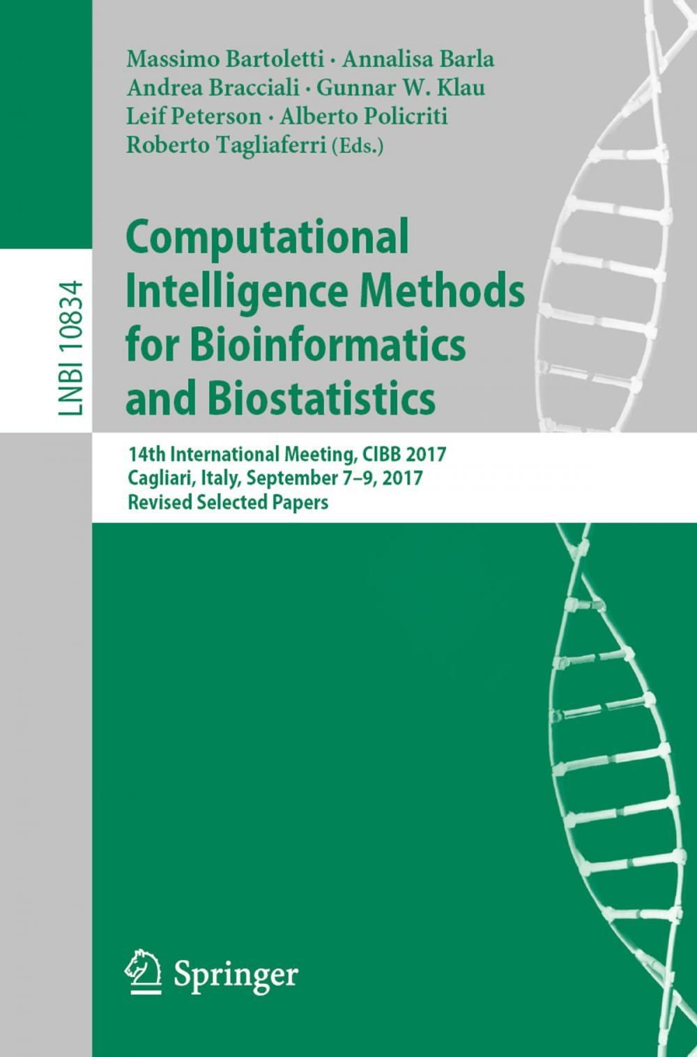 Big bigCover of Computational Intelligence Methods for Bioinformatics and Biostatistics