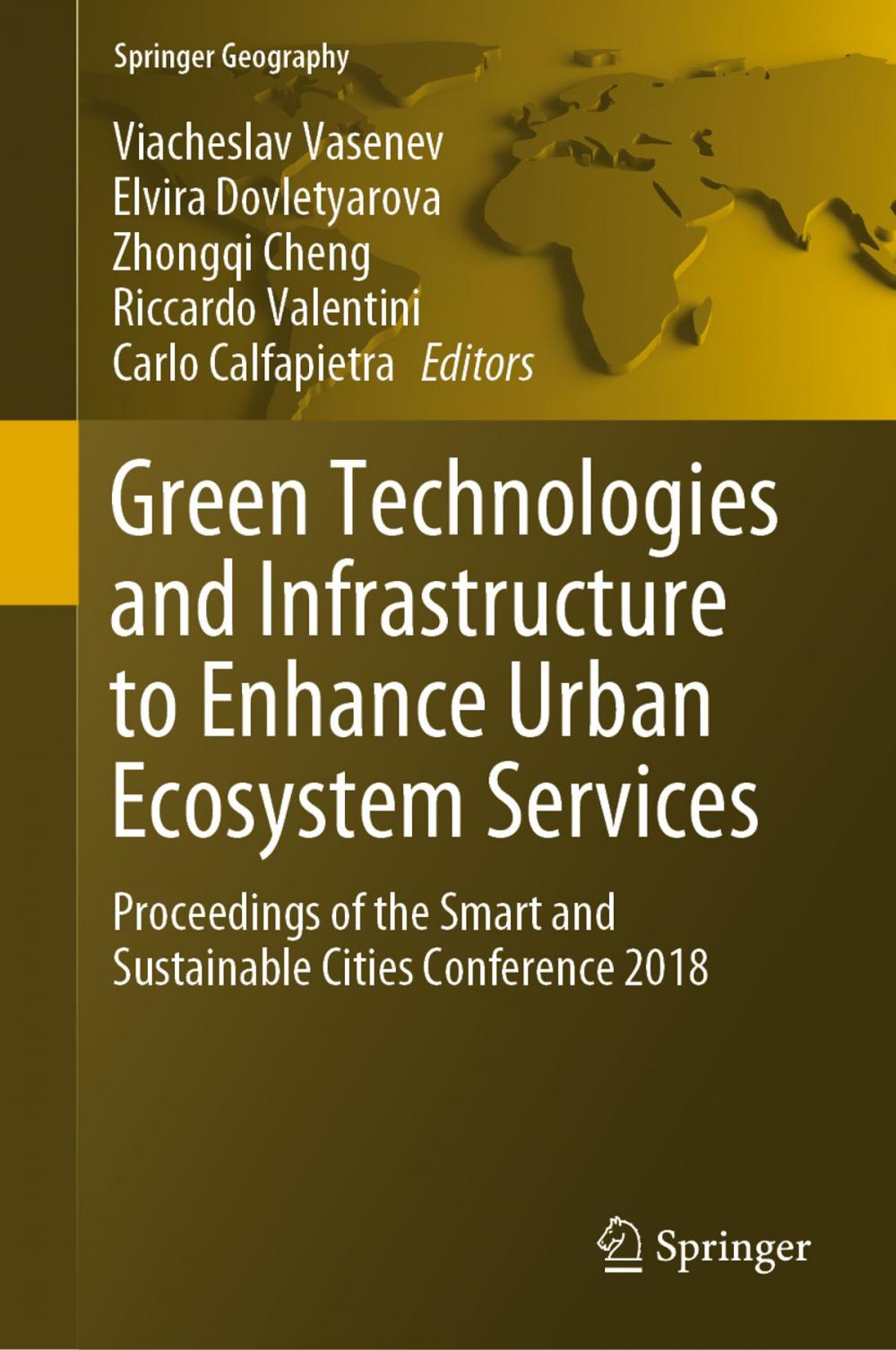 Big bigCover of Green Technologies and Infrastructure to Enhance Urban Ecosystem Services